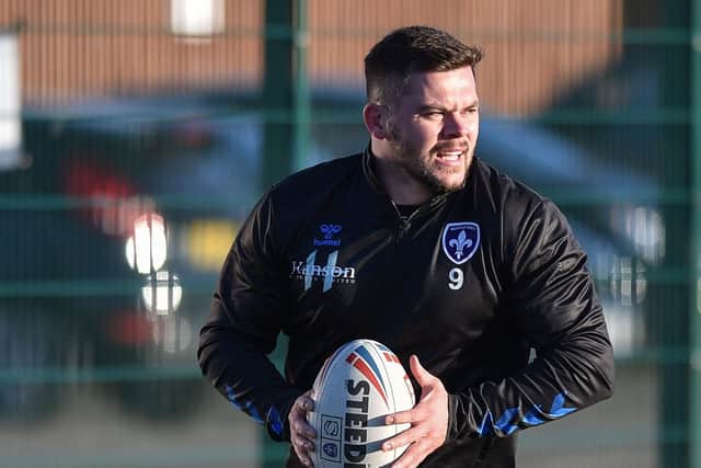 Thirty-year-old hooker Liam Hood reckons he's finally 'arrived' in Super League after signing for Wakefield Trinity. Picture: Dean Williams