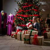 Nunnington's imposing Victorian Christmas tree in the Stone Hall. Writer: James Hardisty