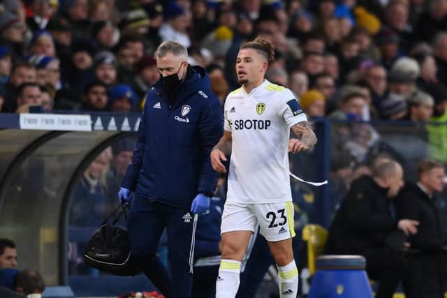 POTENTIAL BLOW: For Kalvin Phillips and Leeds United. Picture: Getty Images.