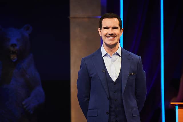 Jimmy Carr hosts Channel 4’s new game show, I Literally Just Told You. (Picture: PA).