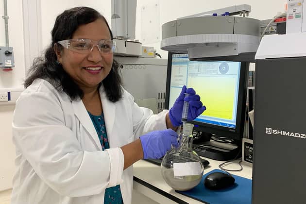 Professor Semali Perera who leads the research team at the University of Bath working in partnership with Aqualithium.