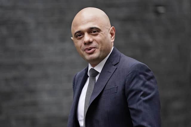 Health Secretary Sajid Javid arrives in Downing Street, London, ahead of the government's weekly Cabinet meeting.