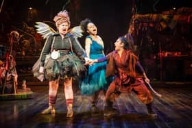 Wendy and Peter Pan at Leeds Playhouse. (Picture: Marc Brenner).