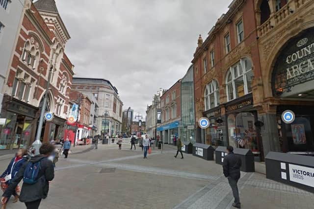 Leeds city centre  Credit: Google Maps