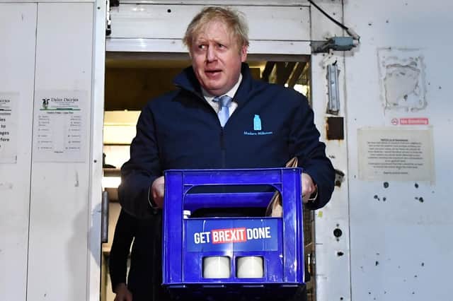 This was Boris Johnson campaigning in Leeds two years ago on the eve of the 2019 general election.