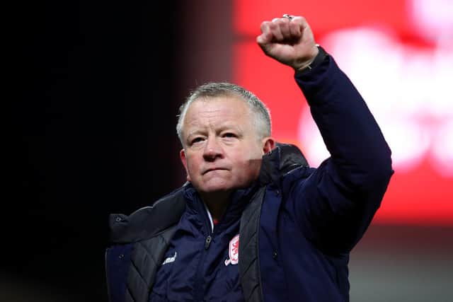 POINT EARNED: For Chris Wilder and Middlesbrough. Picture: Getty Images.