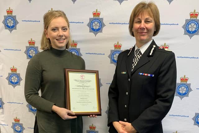 Emily Pearson stopped and gave CPR to a van driver who had suffered a seizure on his lunch break