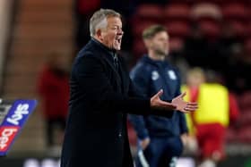 Middlesbrough manager Chris Wilder. Picture: PA.