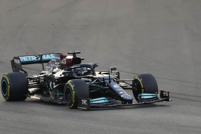 Lewis Hamilton was denied a record eighth world title on the final lap.