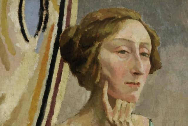 Roger Fry's portrait of Edith Sitwell, from 1918. © Sheffield Museums
