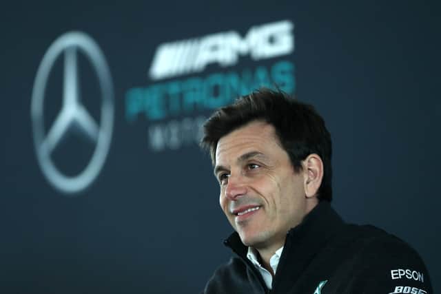 TOTO WOLFF: Sent his congratulations to Max Verstappen. Picture: PA Wire.
