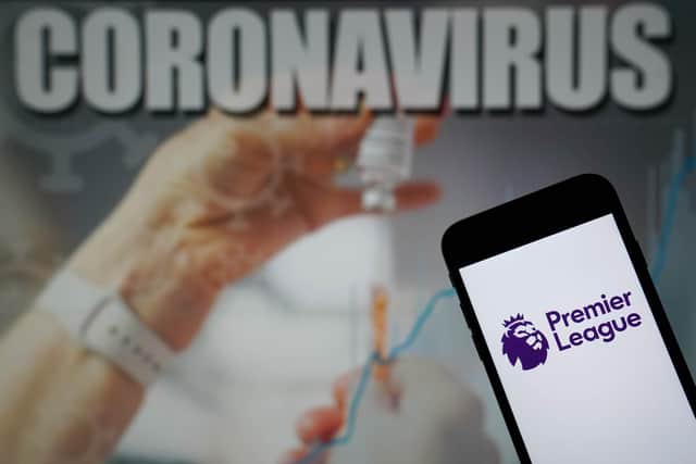 POSITIVE CASES: The Premier League has announced 42 new coronavirus cases among club players and staff, the highest weekly figure recorded since testing figures began being circulated in May last year. Picture: PA Wire.