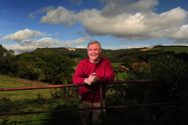 Peter Wright seen here near his North Yorkshire home in 2019. (James Hardisty).