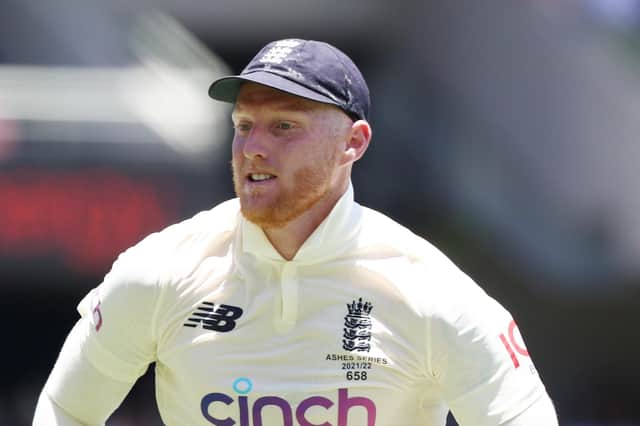 England's  Ben Stokes during the first Ashes test at The Gabba, Brisbane. Picture: PA.