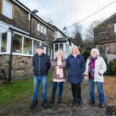 The elderly residents of a stunning 15th century moorland hamlet have been told to fork out £30,000 to get connected to mains water supply after their well ran dry.