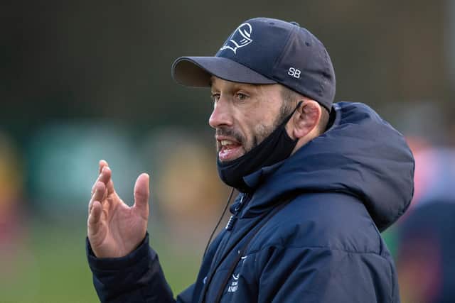 Doncaster Knights head coach, Steve Boden.
 Picture: Bruce Rollinson