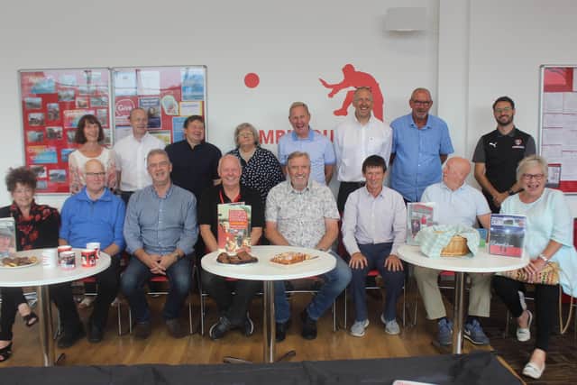 Millers Memory Club members who come together to swap stories and help former Rotherham United footballers who have dementia. Picture: Rotherham United.