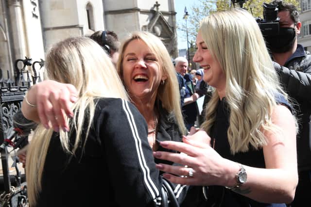 Former postmasters outside the Court of Appeal as part of their ongoing fight for justice over an accounting scandal now regarded as one of Britain's worst ever miscarriages of justice.