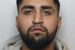Pictured is Hamza Hussain, aged 22, of Beauchamp Road, Rotherham, who was sentenced to three years and six months of custody after he pleaded guilty to two thefts of bank cards, one count of fraud and to a robbery all relating to a night-out at the Queer Junction nightclub, on The Moor, in Sheffield.