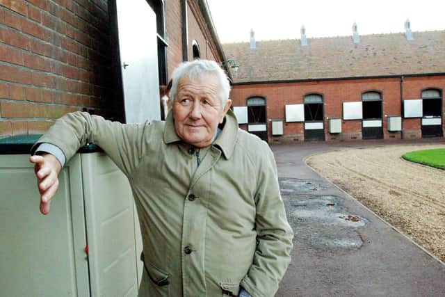 File photo dated 13-11-2006 of David Elsworth, trainer of the great Desert Orchid, has announced his retirement.