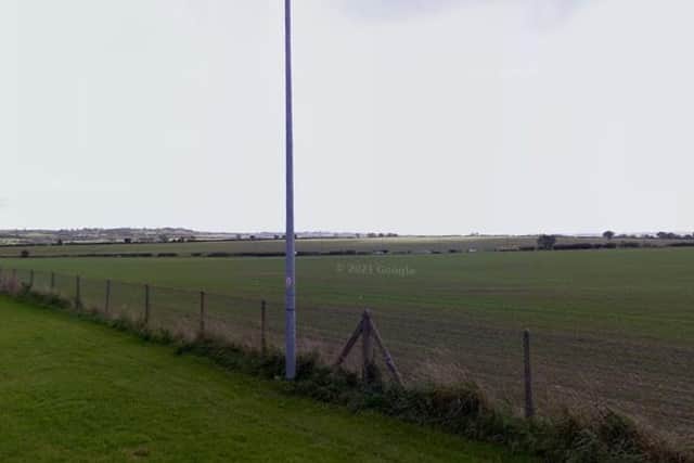 The proposed site off Old Road and Sheffield Road in Conisbrough