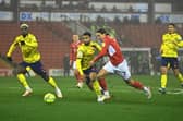 CLEARANCE: In keeping with the rest of the Barnsley team, Callum Brittain's best work was defensive
