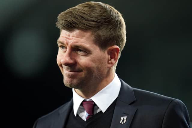 Meeting: Aston Villa manager Steven Gerrard. Picture: Nick Potts/PA Wire.