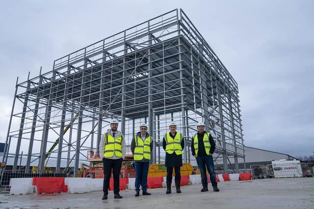 The external steel structure for XPLOR’s Studio 005 has now been fully installed by delivery partner Triton Construction. The building, which is in  South Kirkby, West Yorkshire, is set to open in summer 2022.