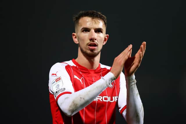 DECISIVE: Dan Barlaser scored the only goal of the game as Rotherham beat Cambridge. Picture: Getty Images.