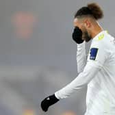 HEAVY DEFEAT: Leeds United's Tyler Roberts is captured displaying his frustration during the Whites' defeat against Arsenal. Picture: Getty Images.