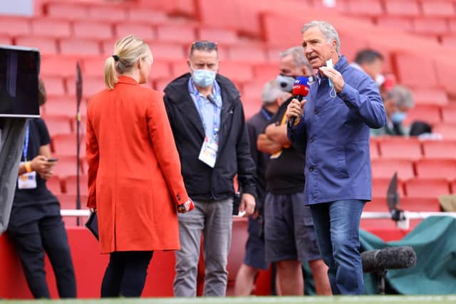 BRUTAL ASSESSMENT: From Graeme Souness, right, on Leeds United's display against Arsenal. Picture: Getty Images.