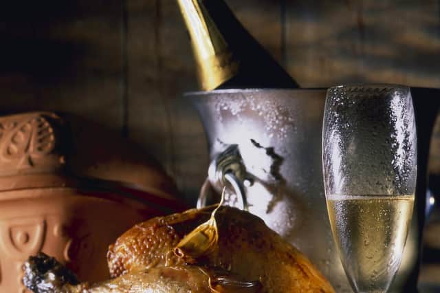 Turkey and fizz pair up nicely.