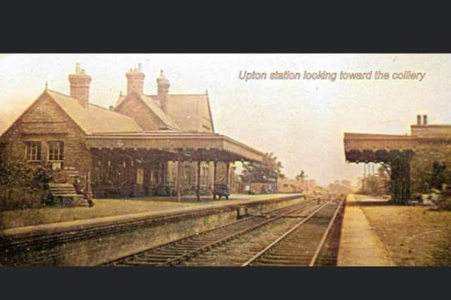 Upton and South Elmsall Station before demolition