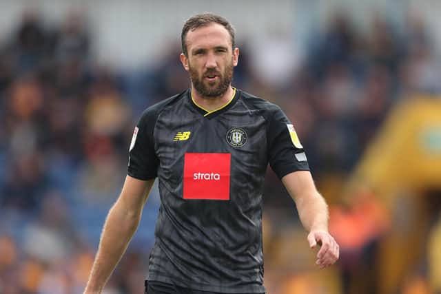 BIG MISS: Rory McArdle has spent most of the season out injured for Harrogate Town Picture: James Williamson/Getty Images