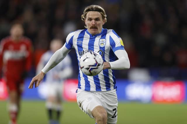 Leading the line: Danny Ward of Huddersfield Town. Picture: Getty Images