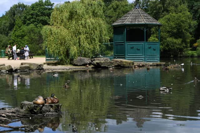 Visitors to Golden Acre Park have been asked not to feed the swans or birds amid an 'isolated number of cases' of avian influenza.