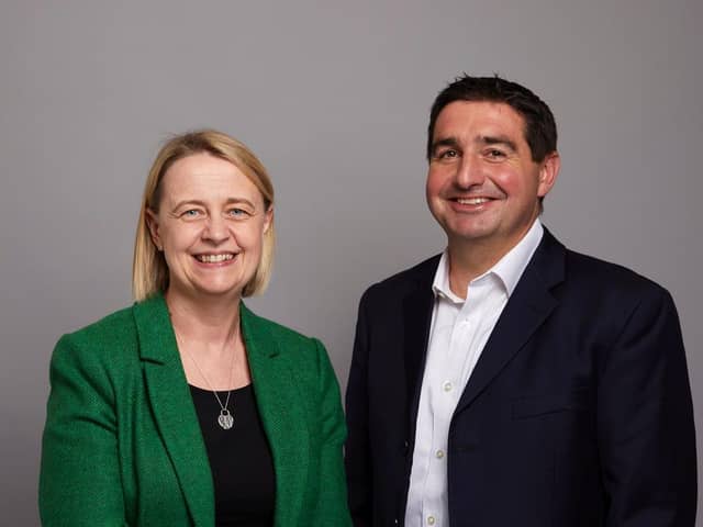 BHP managing partners Lisa Leighton and Hamish Morrison.