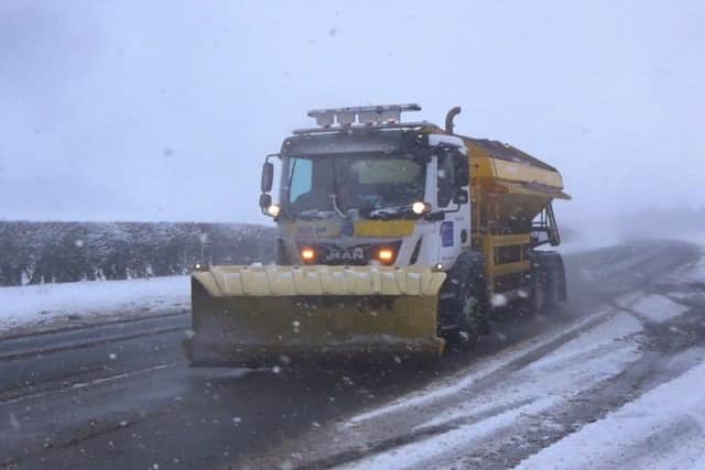 Salt from underneath the North York Moors is used in gritters across North Yorkshire