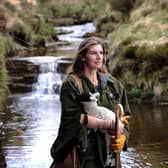 Yorkshire Shepherdess Amanda Owen. Picture: Simon Hulme.