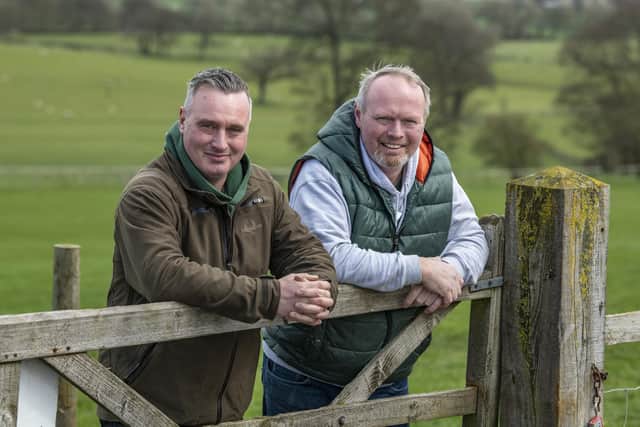 Dave and Rob Nicholson from Cannon Hall Farm. Picture: Tony Johnson.