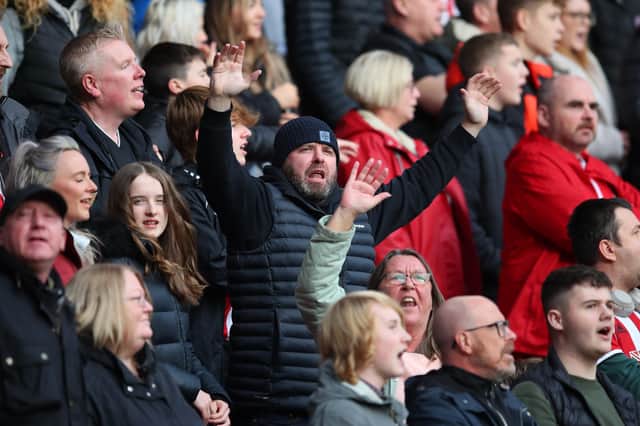 Sheffield United fans at Bramall Lane. Picture: Simon Bellis / Sportimage