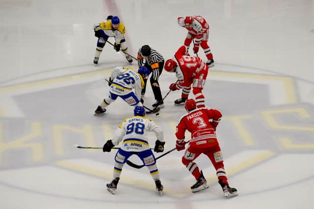 Leeds Knights and Swindon Wildcats have faced each other four times this season already - three of which have been settled by a sinle goal. Picture James Hardisty.