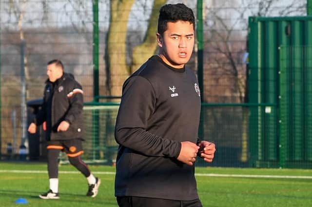 New Zealander Caleb Stanley has joined Castleford Tigers on pre-season trial. Picture by Melanie Allatt Photography/Castleford Tigers.