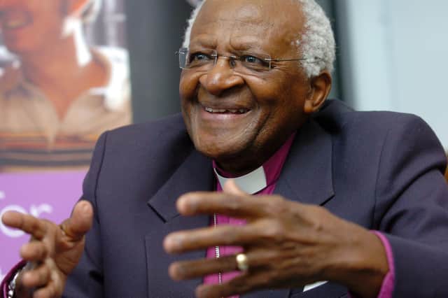 Archbishop Desmond Tutu at the University of Hull where he delivered the Wilberforce lecture in 2007. Picture: Terry Carrott