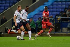 Festive cheer: Doncaster's Joe Dodoo believes they can beat high-flying Sunderland today. Picture: Jonathan Gawthorpe