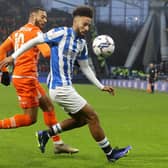 TWO GOALS: Sorba Thomas secured a dramatic Huddersfield Town win