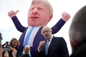 Boris Johnson hails Jill Mortimer's win in the Hartlepool by-election in May.