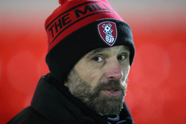 No complaints: Rotherham United manager Paul Warne. Picture: Nigel French/PA Wire.