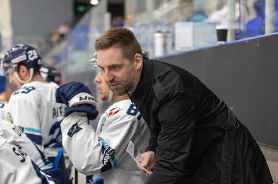 Sheffield Steeldogs coach Greg Wood has seen his selection options limited due to a combination of injuries and Covid. Picture courtesy of Peter Best/Steeldogs Media.