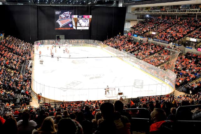 More than 9,200 packed into Sheffield's Utilita Arena to watch Sheffield Steelers beat Nottingham Panthers on Boxing Day Picture: Dean Woolley/EIHL.